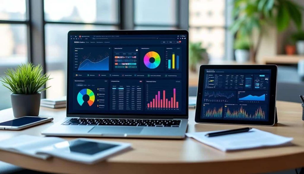 entrepreneur en train de choisir un logiciel de facturation simple sur ordinateur